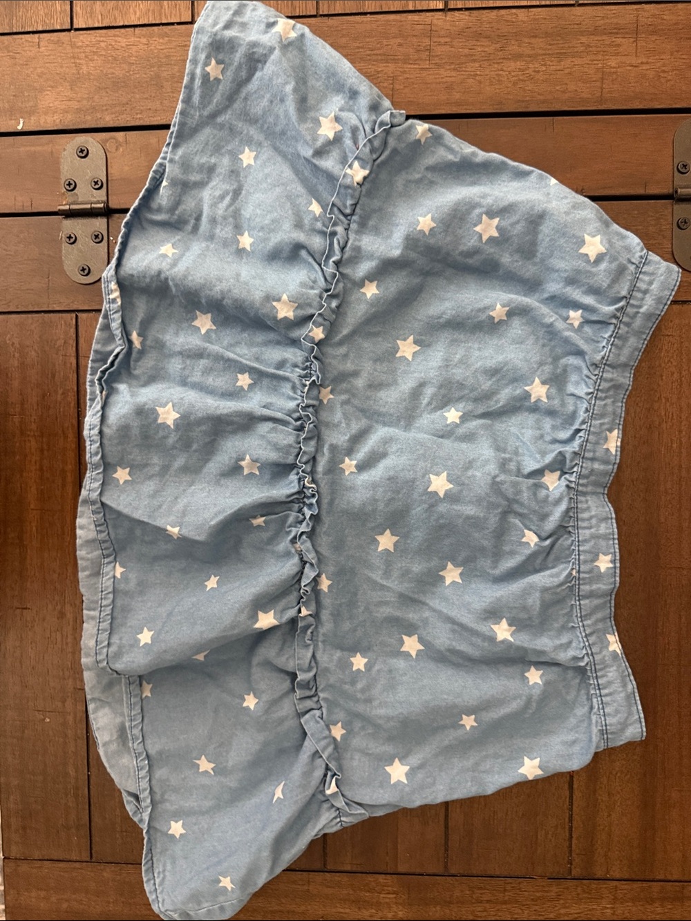 wonder nation Light Blue Star Ruffle Skirt